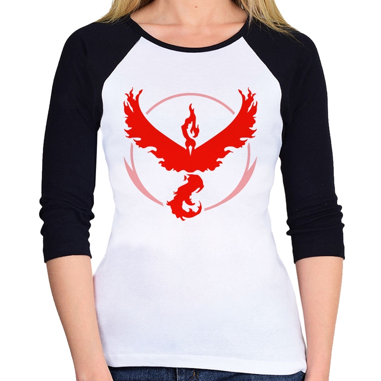 Baby Look Raglan Team Valor Manga 3/4