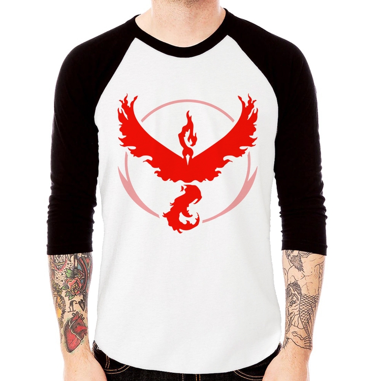 Camiseta Raglan Team Valor Manga 3/4