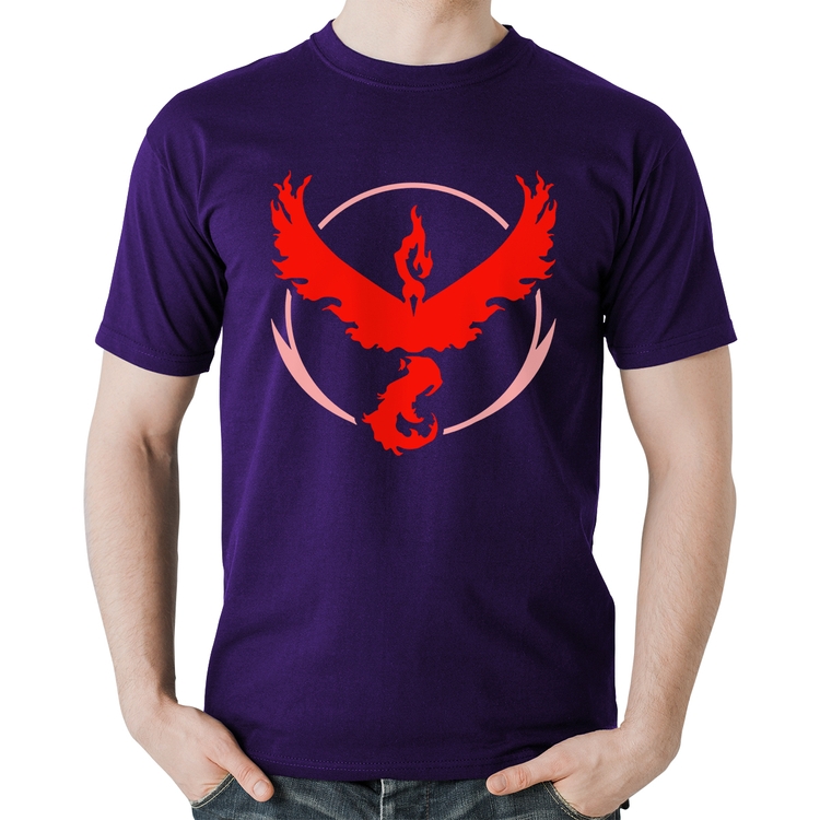 Camiseta Algodão Team Valor - Roxa