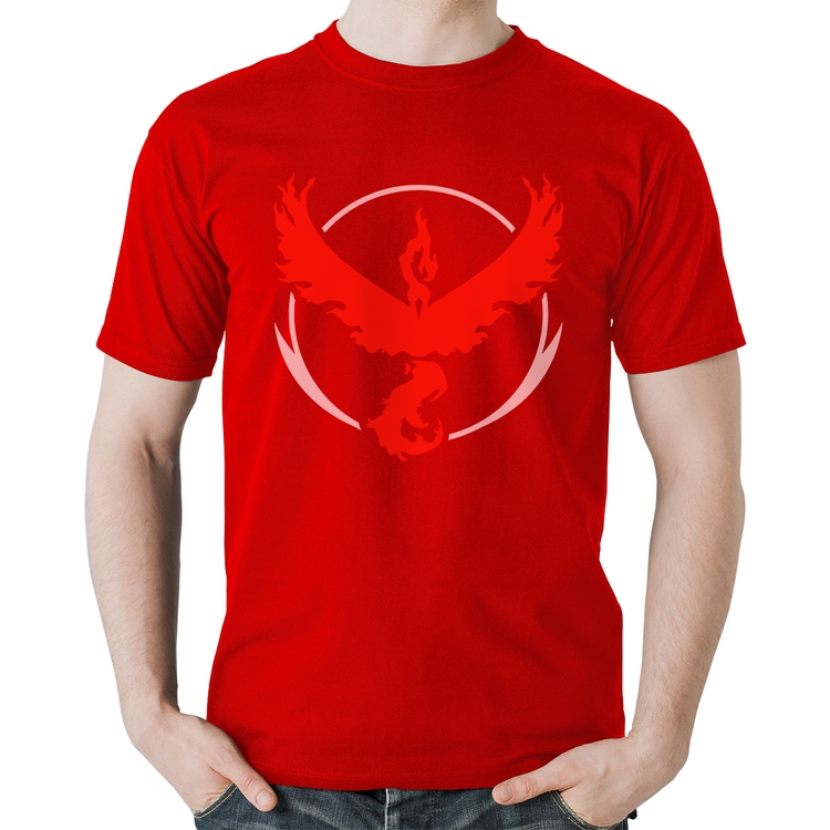 Camiseta Algodão Team Valor - Vermelha