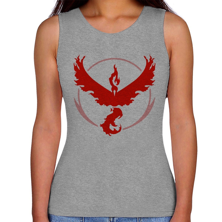 Regata Feminina Team Valor - Cinza