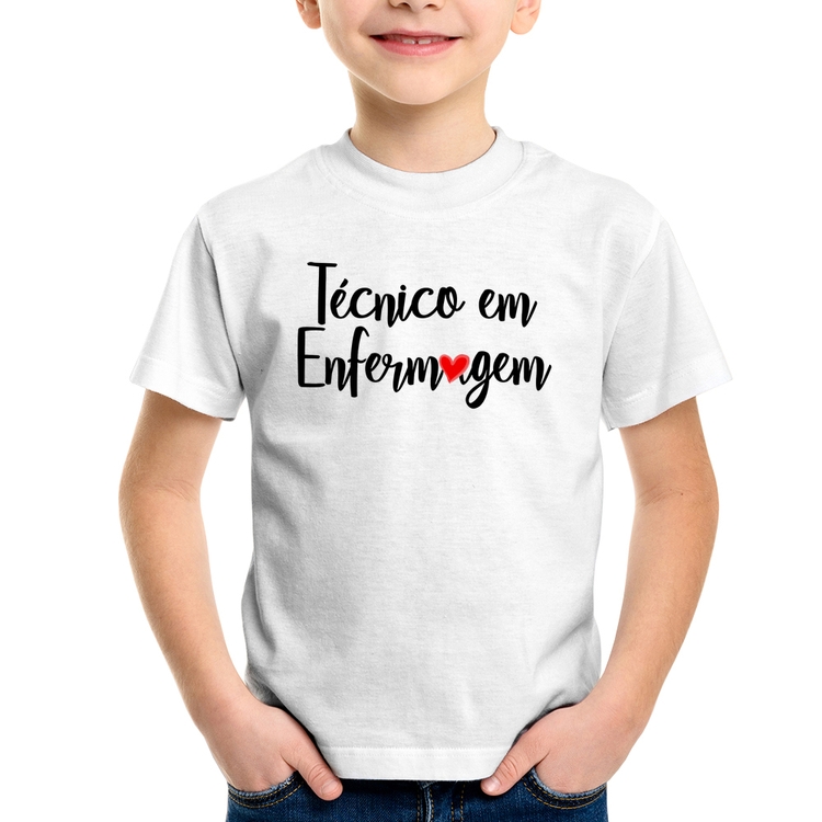 Camiseta Infantil Técnico em Enfermagem