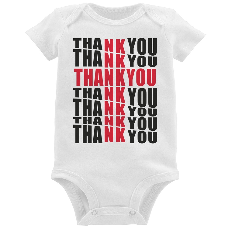 Body Bebê Thank You Cruz