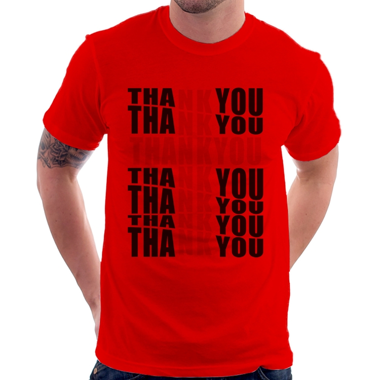 Camiseta Thank You Cruz - Vermelha