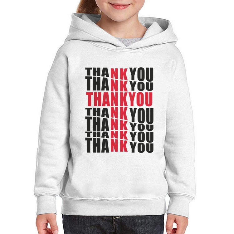 Moletom Infantil Thank You Cruz