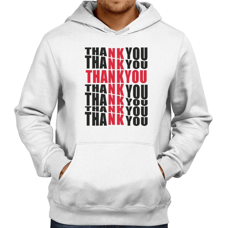 Moletom Thank You Cruz - Branco