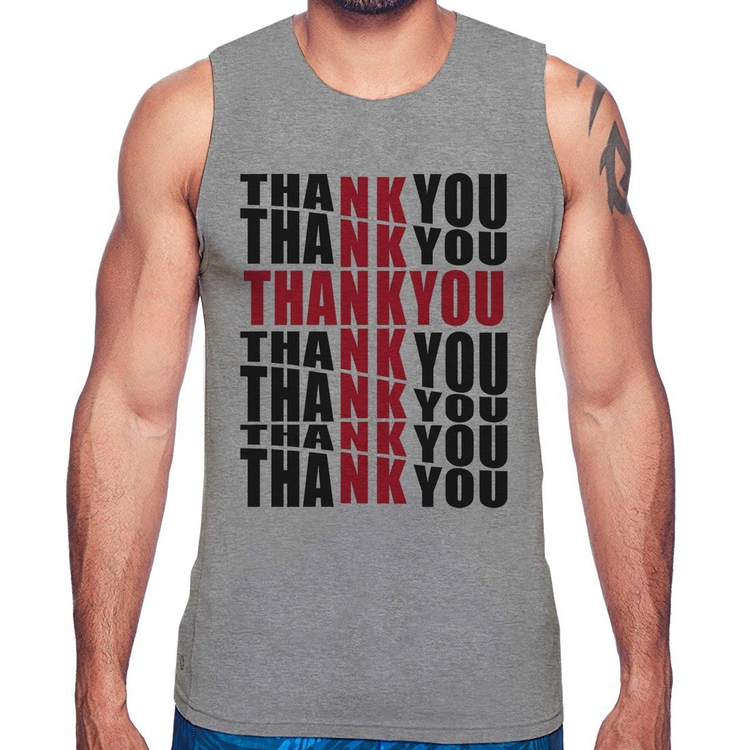 Regata Thank You Cruz - Cinza