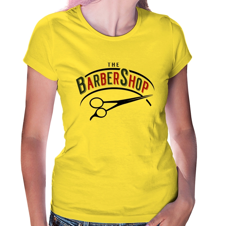 Baby Look The Barber Shop - Amarela