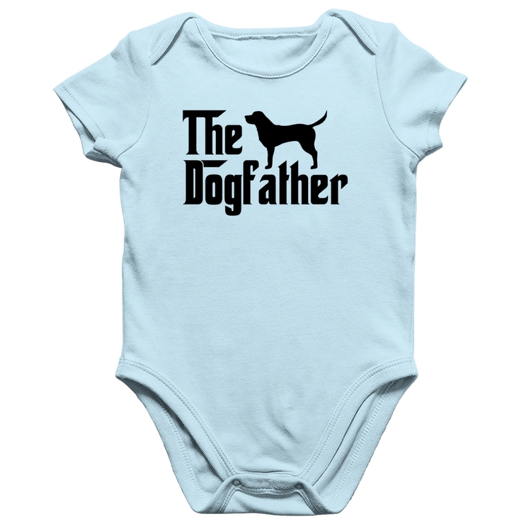 Body Bebê Algodão The Dogfather - Azul Bebê