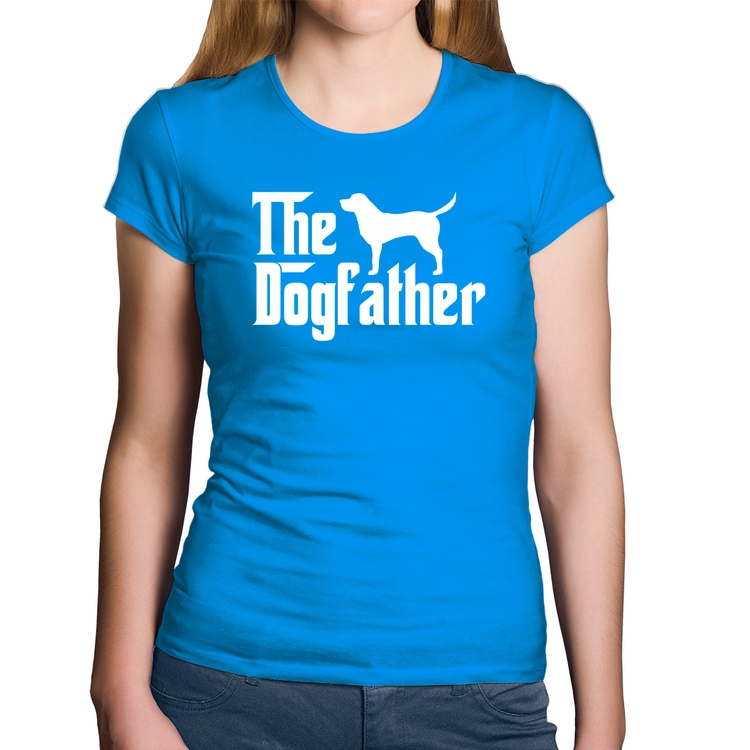 Baby Look Algodão The Dogfather - Azul