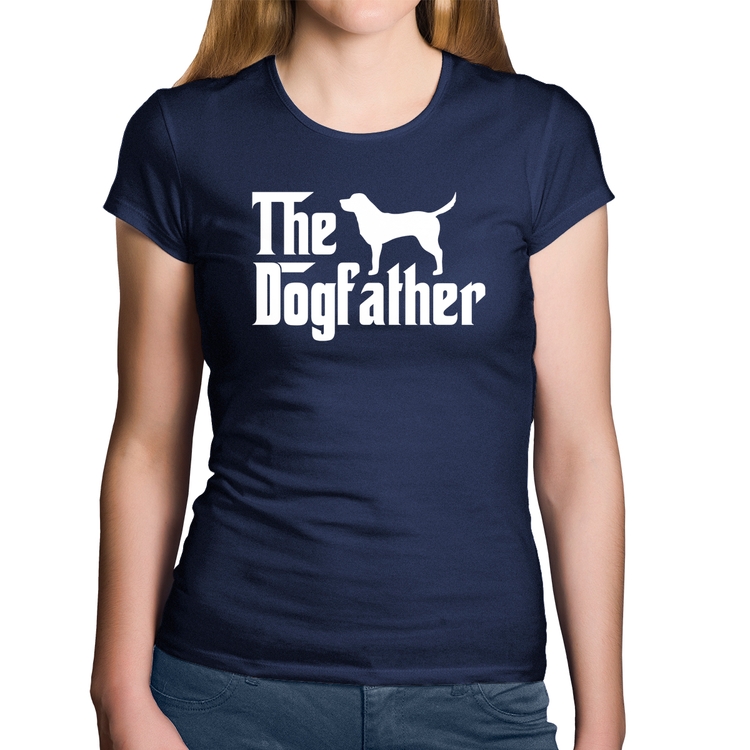 Baby Look Algodão The Dogfather - Marinho