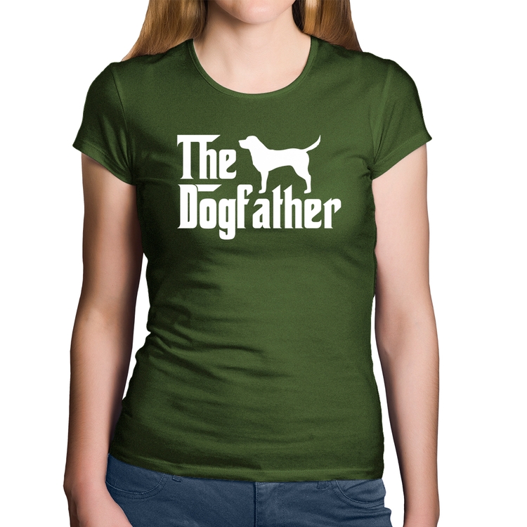 Baby Look Algodão The Dogfather - Musgo