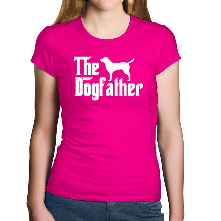 Baby Look Algodão The Dogfather - Rosa