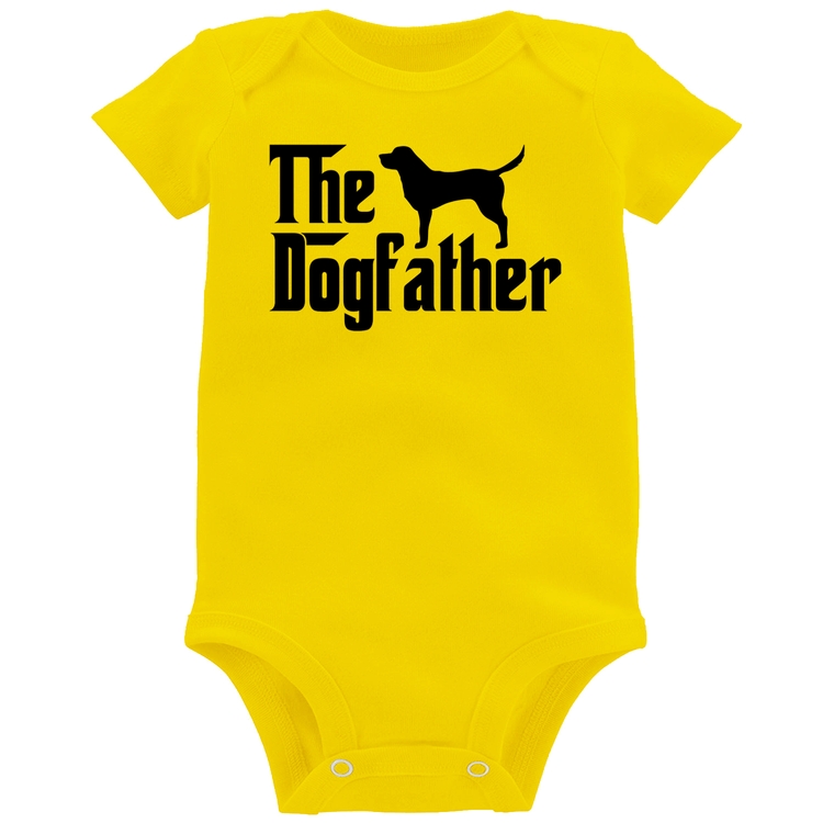 Body Bebê The Dogfather - Amarelo