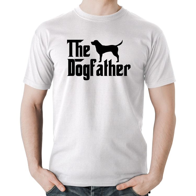 Camiseta Algodão The Dogfather - Branca