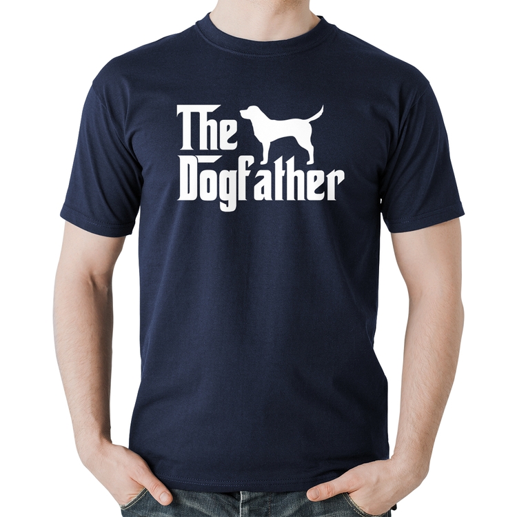 Camiseta Algodão The Dogfather - Marinho