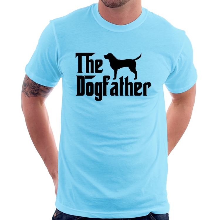 Camiseta The Dogfather - Azul Bebê