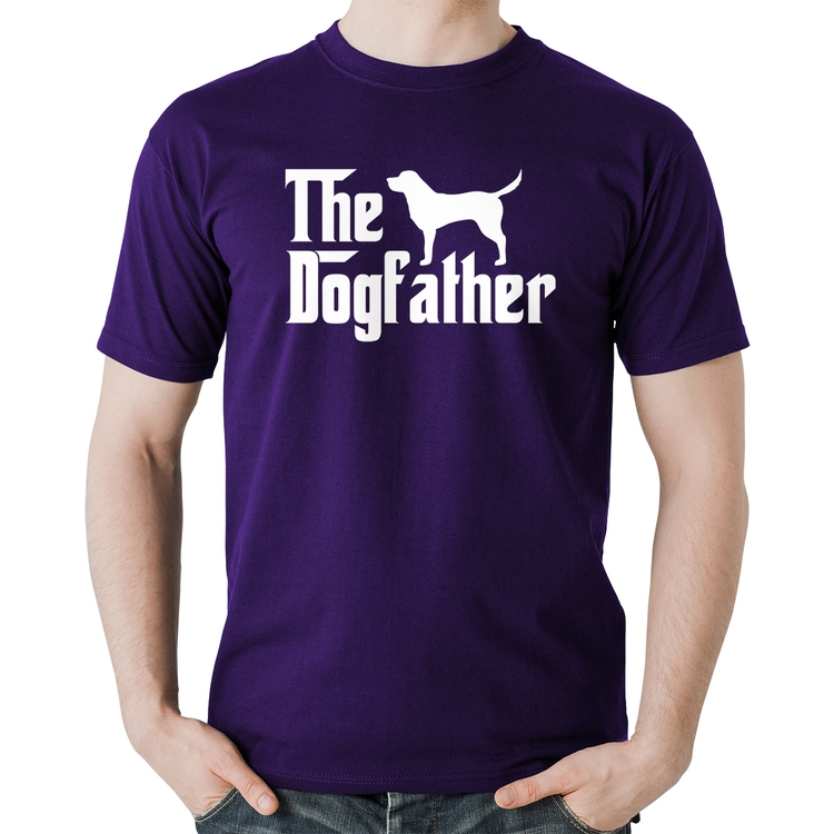 Camiseta Algodão The Dogfather - Roxa