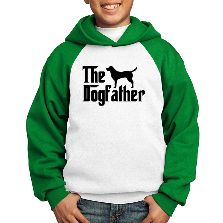 Moletom Infantil The Dogfather - Branco/Verde
