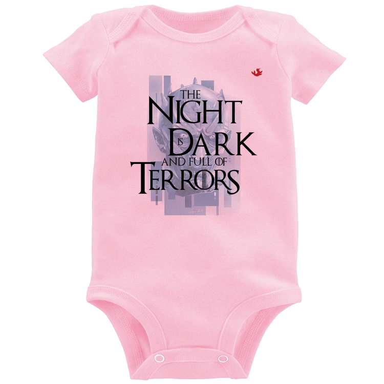 Body Bebê The night is dark and full of terrors - Rosa Bebê