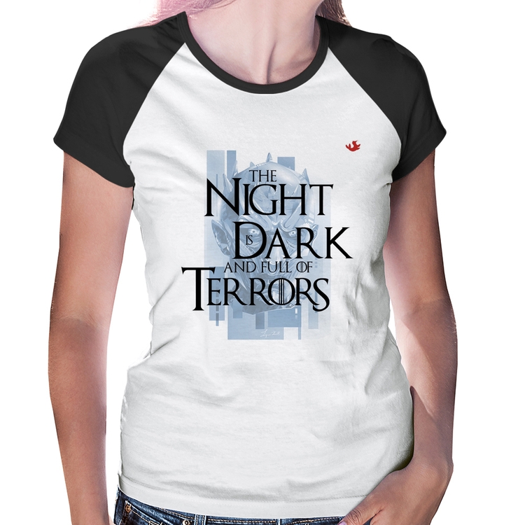 Baby Look Raglan The night is dark and full of terrors