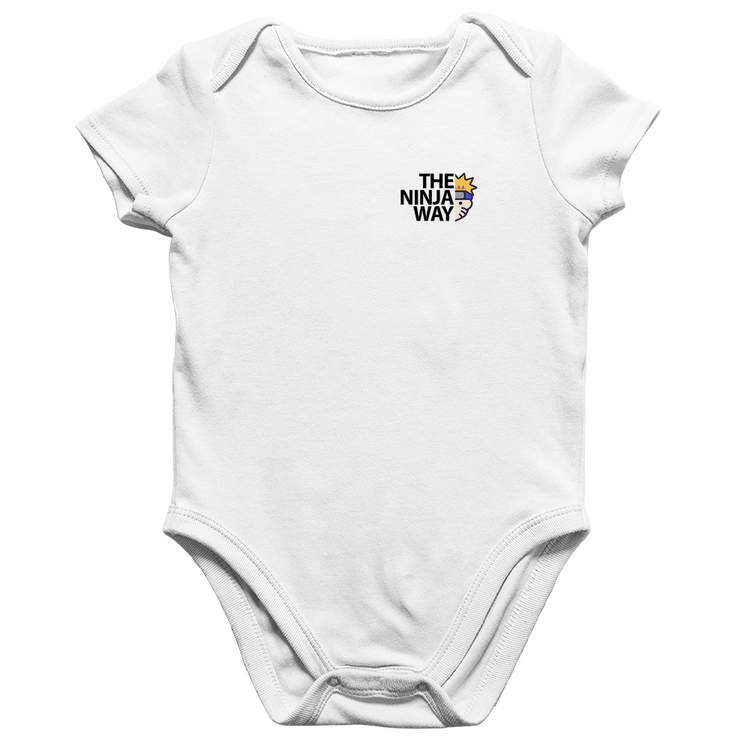 Body Bebê Algodão The Ninja Way - Branco
