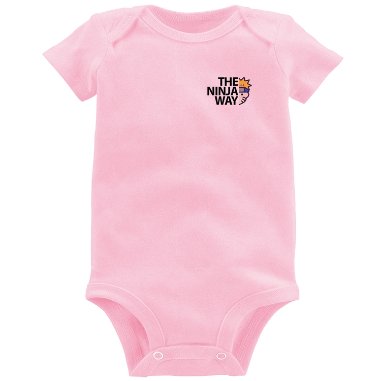 Body Bebê The Ninja Way - Rosa Bebê
