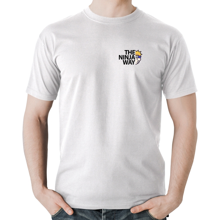 Camiseta Algodão The Ninja Way - Branca