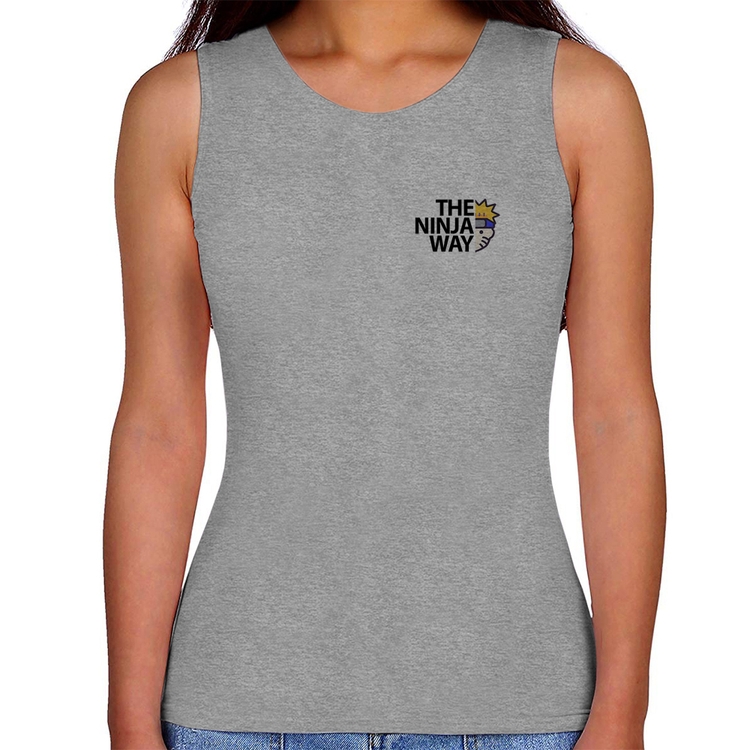 Regata Feminina The Ninja Way - Cinza