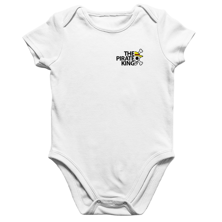 Body Bebê Algodão The Pirate King - Branco