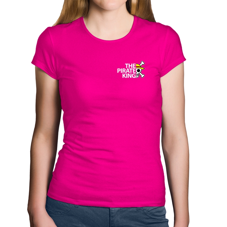 Baby Look Algodão The Pirate King - Rosa