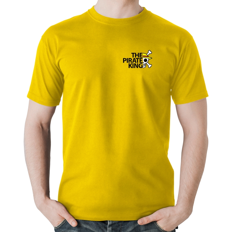 Camiseta Algodão The Pirate King - Amarela