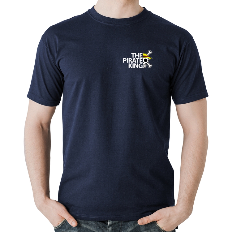Camiseta Algodão The Pirate King - Marinho