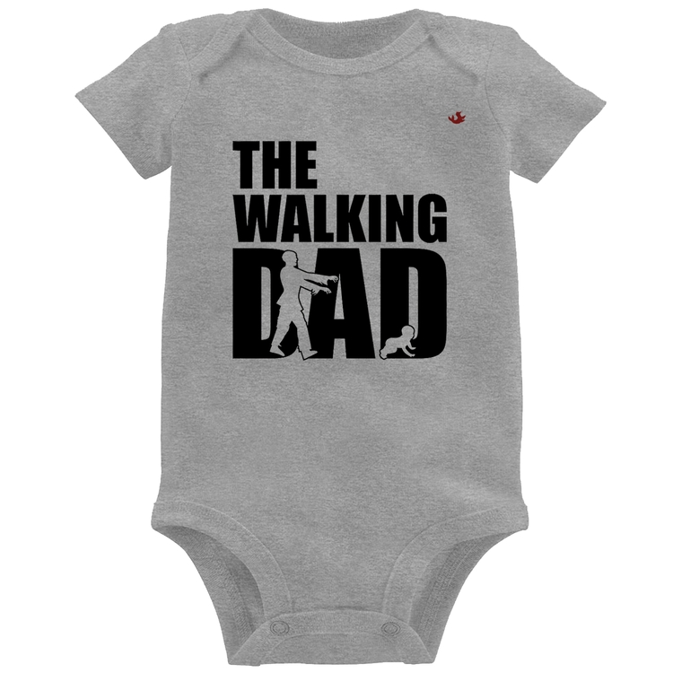 Body Bebê The Walking Dad Paródia Meme - Cinza