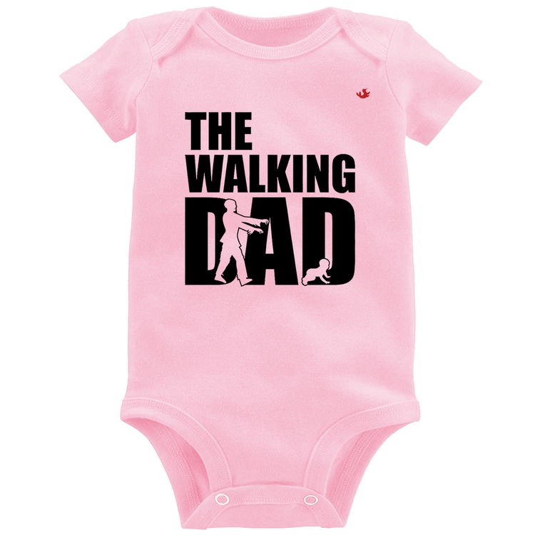 Body Bebê The Walking Dad Paródia Meme - Rosa Bebê