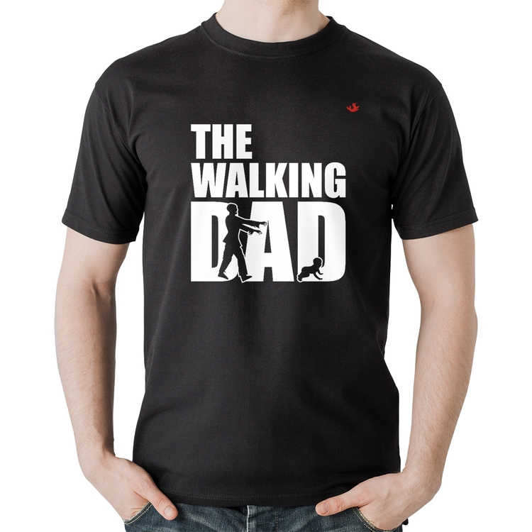 Camiseta Algodão The Walking Dad Paródia Meme