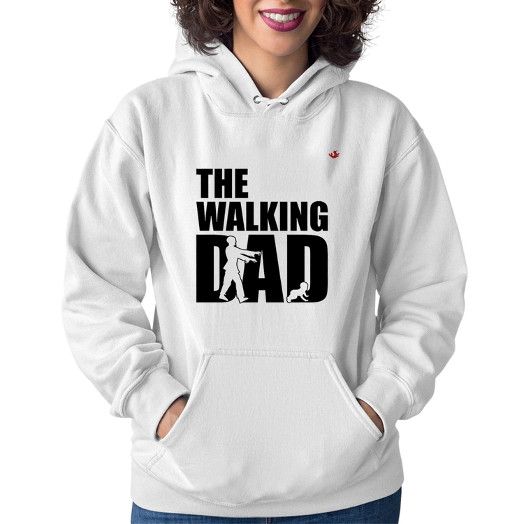 Moletom Feminino The Walking Dad Paródia Meme - Branco