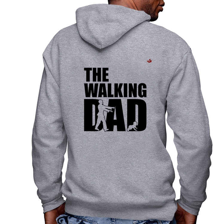 Blusa Moletom The Walking Dad Paródia Meme Masculina com Capuz e Zíper - Mescla