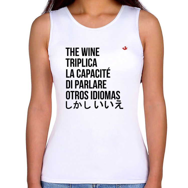Regata Feminina The wine triplica la capacité di parlare otros idiomas