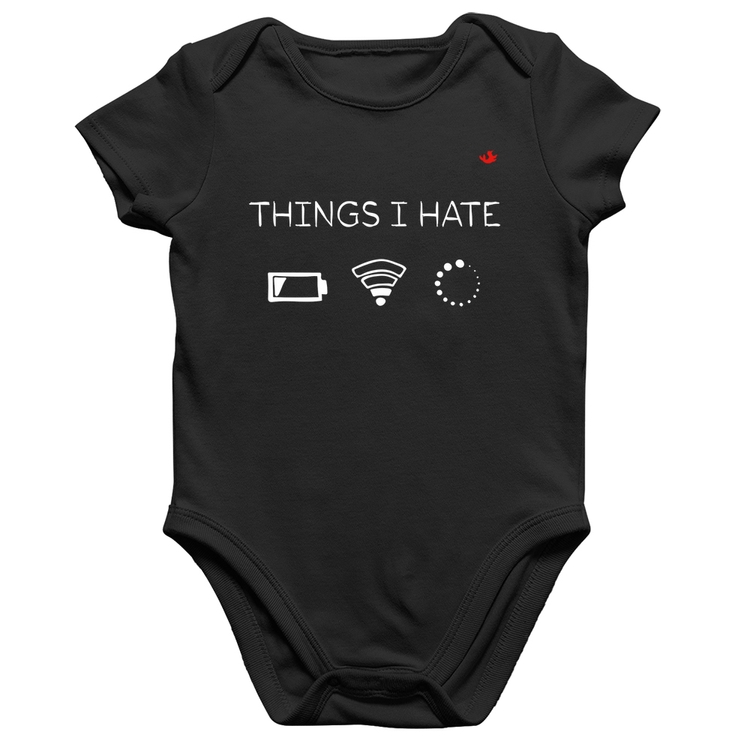 Body Bebê Algodão Things I Hate