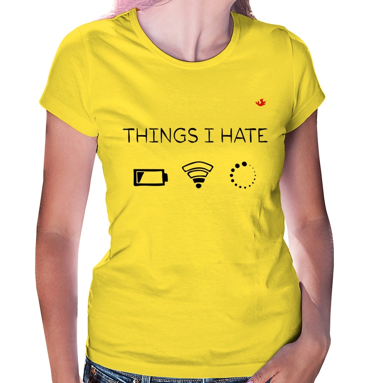 Baby Look Things I Hate - Amarela