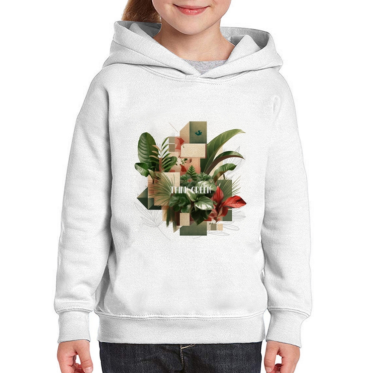 Moletom Infantil Think Green