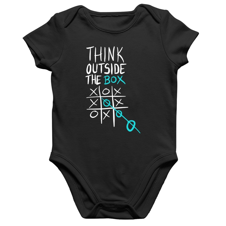 Body Bebê Algodão Think Outside The Box