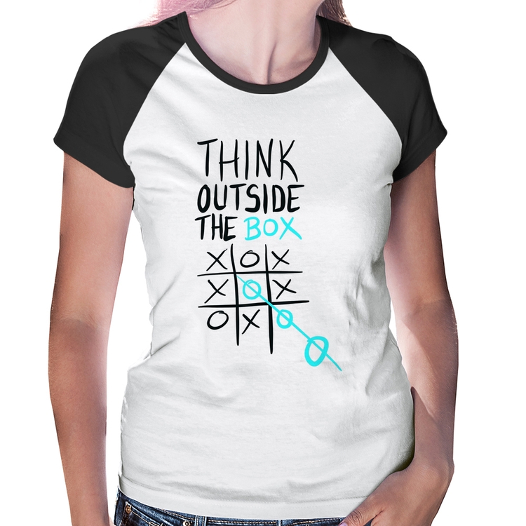 Baby Look Raglan Think Outside The Box