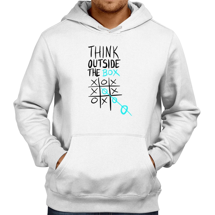Moletom Think Outside The Box - Branco