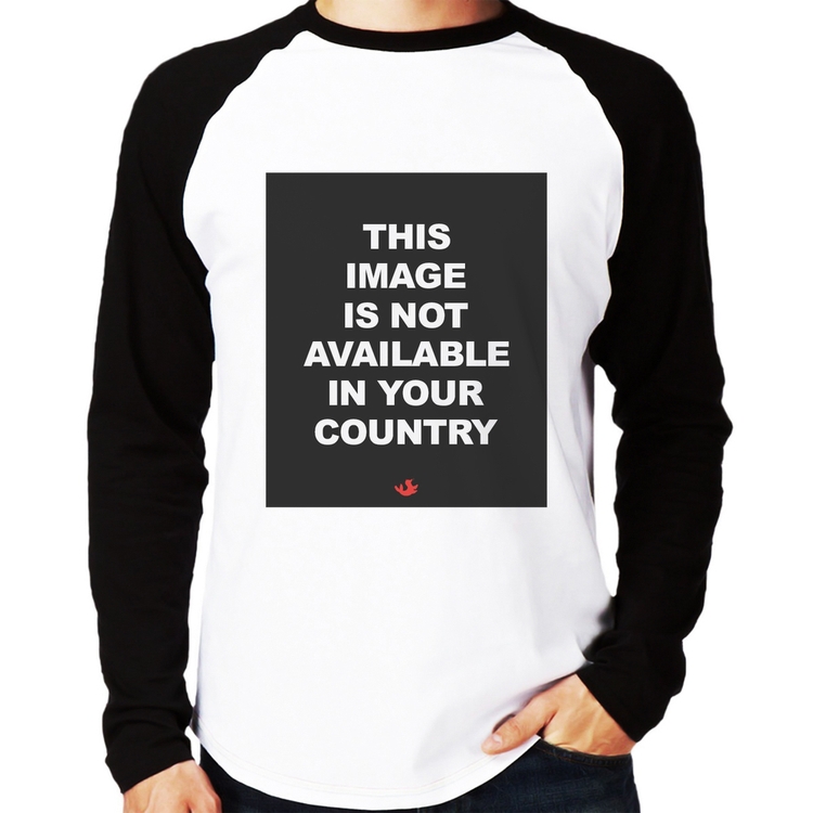 Camiseta Raglan This image is not available in your country Manga Longa