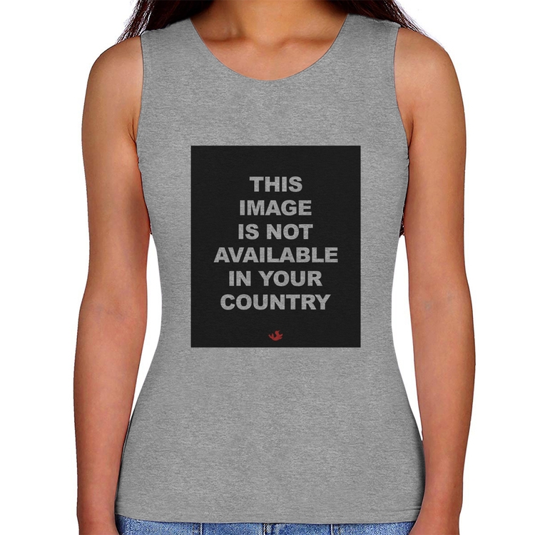 Regata Feminina This image is not available in your country - Cinza