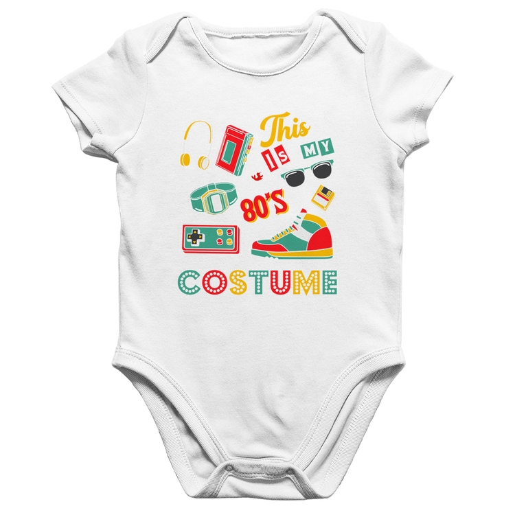 Body Bebê Algodão This is my 80's costume - Branco