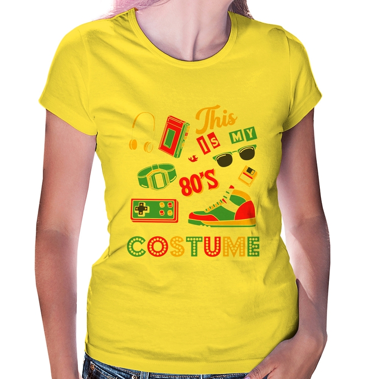 Baby Look This is my 80's costume - Amarela