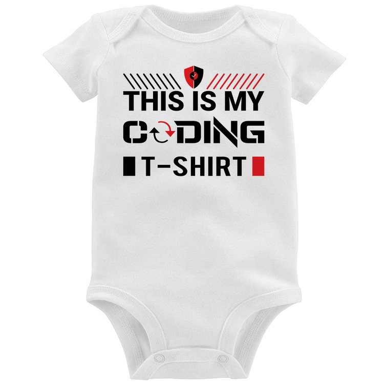 Body Bebê This is my coding t-shirt